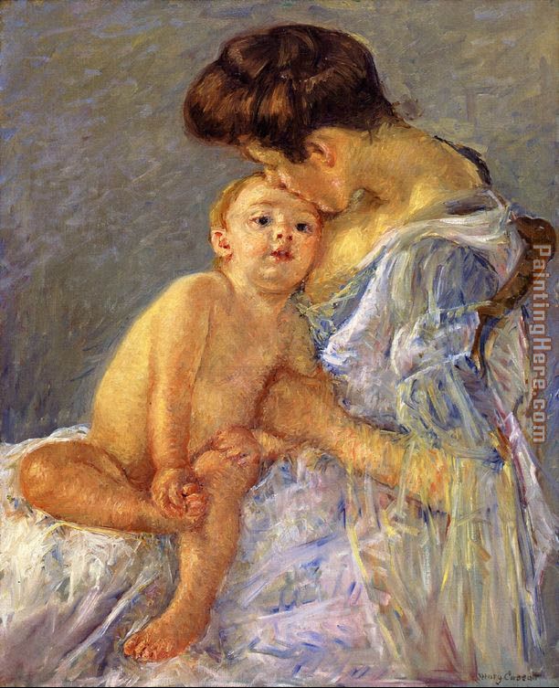 Motherhood II painting - Mary Cassatt Motherhood II art painting